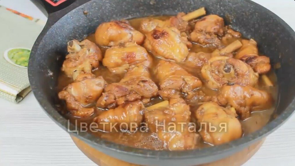 Курица в сахаре: подруга рассказала рецепт и в последнее время готовлю курицу именно таким способом (особенно вкусно с картофельным пюре)
