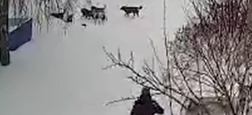 «Это хорошо, что мальчишка сообразил упасть головой в снег»: В Новосибирске стая бродячих собак едва не растерзала ребенка на глазах у отца — видео